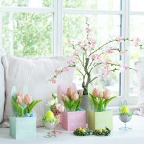 Itens Coelho de arame como objeto decorativo vazado para ideias modernas de primavera e Páscoa, 16 cm, 3 peças