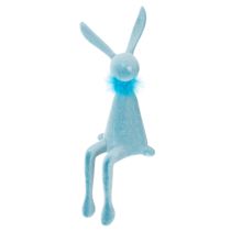 Itens Coelhinho decorativo fofo para a Páscoa, enfeite de prateleira para janela, 36 cm, 2 peças.