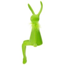Itens Coelhinho da Páscoa decorativo para prateleira, ideal para decoração festiva de primavera em casa, 36 cm, 2 peças.