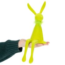 Itens Coelhinho da Páscoa decorativo para prateleira, ideal para decoração festiva de primavera em casa, 36 cm, 2 peças.