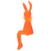 Itens Coelho da Páscoa Decorativo para Prateleira, Estatueta de Coelho da Páscoa Sentado para Páscoa e Primavera, 27cm, 2 Peças