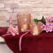 Itens Conjunto de 2 estatuetas decorativas de gato, ideais para decoração de quarto e banheiro, 14 cm.