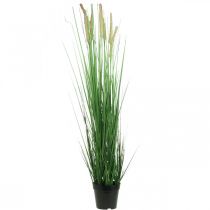 Junco artificial em vaso com espinhos Carex planta artificial 98cm