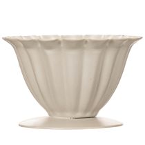 Itens Tigela, cálice, cálice floral, decoração cor creme, 9 cm