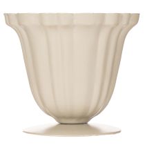 Itens Tigela decorativa, troféu cor creme, pequena, 10 cm