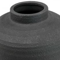 Vasos de Cerâmica Pretos Decorativos Grandes Ø18.5cm A40cm