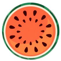 Itens Conjunto de porta-copos em formato de frutas, decoração de mesa, para cozinha e sala de estar, 10 cm, 6 peças.