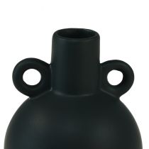 Itens Vaso de cerâmica mini vaso com alça preta de cerâmica Ø8,5cm Alt.12cm
