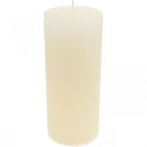 Itens Velas de pilar cor creme branco 85×200mm 2uds