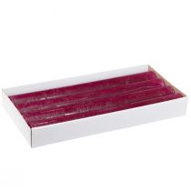 Itens Velas em bastão Berry cor sólida 34x300mm 4 un