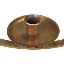 Itens Castiçal para pendurar decoração em metal dourado vintage Ø38/H48cm