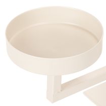 Itens Castiçal moderno com quatro pratos para velas, 47 cm