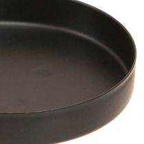 Itens Castiçal Coroa do Advento em metal preto fosco Ø8cm (4 peças)