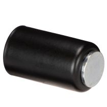 Itens Suporte magnético redondo para velas, preto fosco, para velas cônicas de 25 mm, conjunto com 4 peças.