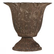 Itens Castiçal troféu antigo castiçal em metal Ø10cm Alt.9,5cm