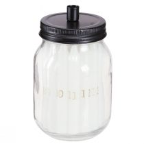 Itens Castiçal em vidro com 24 velas Calendário do Advento Alt.14,5cm