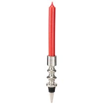 Itens Porta-velas para garrafas Porta-velas para garrafas prateado 15cm