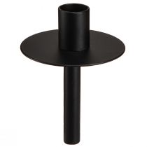 Itens Castiçal para garrafas metal preto Alt.12cm 2 unidades
