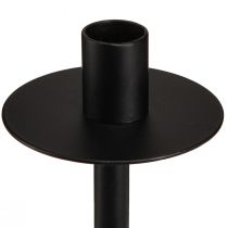 Itens Castiçal para garrafas metal preto Alt.12cm 2 unidades