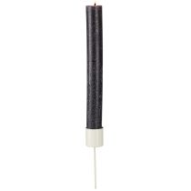 Itens Castiçal para velas cônicas grossas, metal, bege, 3,8 x 14 cm, 4 peças