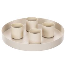 Itens Castiçais magnéticos para velas cônicas grossas (4 cm), 4 peças