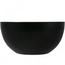 Itens Castiçal prata preta decoração de natal Ø13cm H6.5cm