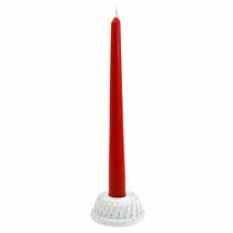 Itens Porta-velas para bolo Bundt Shabby Chic Branco Ø7,2cm A3cm 2 unidades