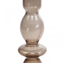 Castiçal castiçal de vidro castiçal castiçal 18,5cm 2uds