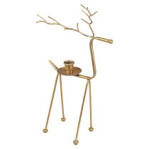 Castiçal de metal cervo castiçal decorativo Alt.38,5cm