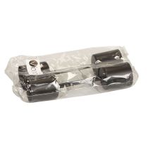 Itens Castiçal de fixação, preto, Ø3,2cm, 4 peças