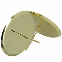 Itens Castiçal dourado Ø6cm 4 unidades