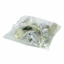 Itens Castiçal com espinho dourado Ø6cm 36 un