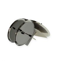 Itens Castiçal prata Ø7cm 4 unidades