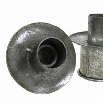 Itens Conjunto de castiçal escalonado antigo de prata Ø9,5-10,5cm A7-14cm 4pcs
