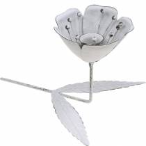 Decoração de primavera, forma de flor de castiçal, decoração de casamento, decoração de mesa de metal