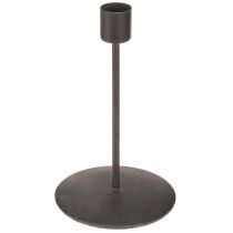 Itens Castiçal de metal antigo marrom H16cm 2 peças