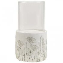 Itens Candelabro candelabro vidro com base Ø17cm A32cm