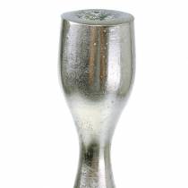 Itens Castiçal prata antigo Alt.31cm