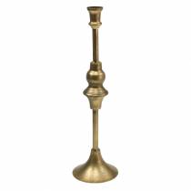 Castiçal de Natal em metal latão Ø10,5cm Alt.38,5cm