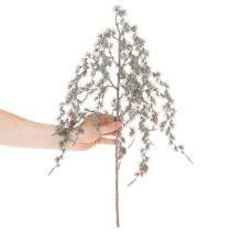 Itens Ramo de pinheiro artificial com pinhas, ramo de pinheiro decorativo, artificial, 80 cm, 3 peças