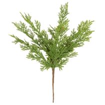 Itens Ramo de pinheiro artificial com pinhas, 28 cm, 6 peças