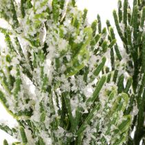 Itens Ramo de pinheiro artificial coberto de neve para arranjos florais e decoração de Advento, 40 cm, 3 peças