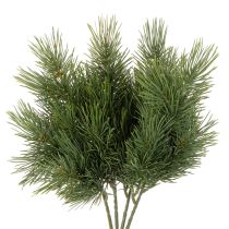 Itens Ramo de pinheiro artificial para decoração de inverno, 40 cm, 4 peças