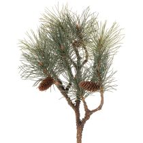 Itens Ramo de pinheiro artificial com pinhas, decoração para sala de estar, 93 cm