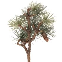 Itens Ramo de pinheiro artificial com pinhas, decoração para sala de estar, 93 cm