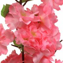 Itens Ramo de flor de cerejeira rosa artificial 103cm