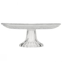 Itens Prato de bolo de vidro clássico com pé - Elegante para qualquer celebração Ø 20cm