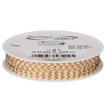 Itens Fita para presente, cordão bicolor, 3mm, 20m