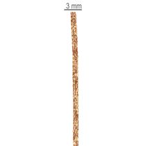 Itens Cordão decorativo brilhante em rolo para artesanato e decoração, 3 mm de espessura, 20 m de comprimento.