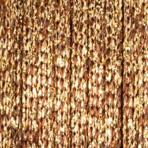 Itens Cordão decorativo brilhante em rolo para artesanato e decoração, 3 mm de espessura, 20 m de comprimento.